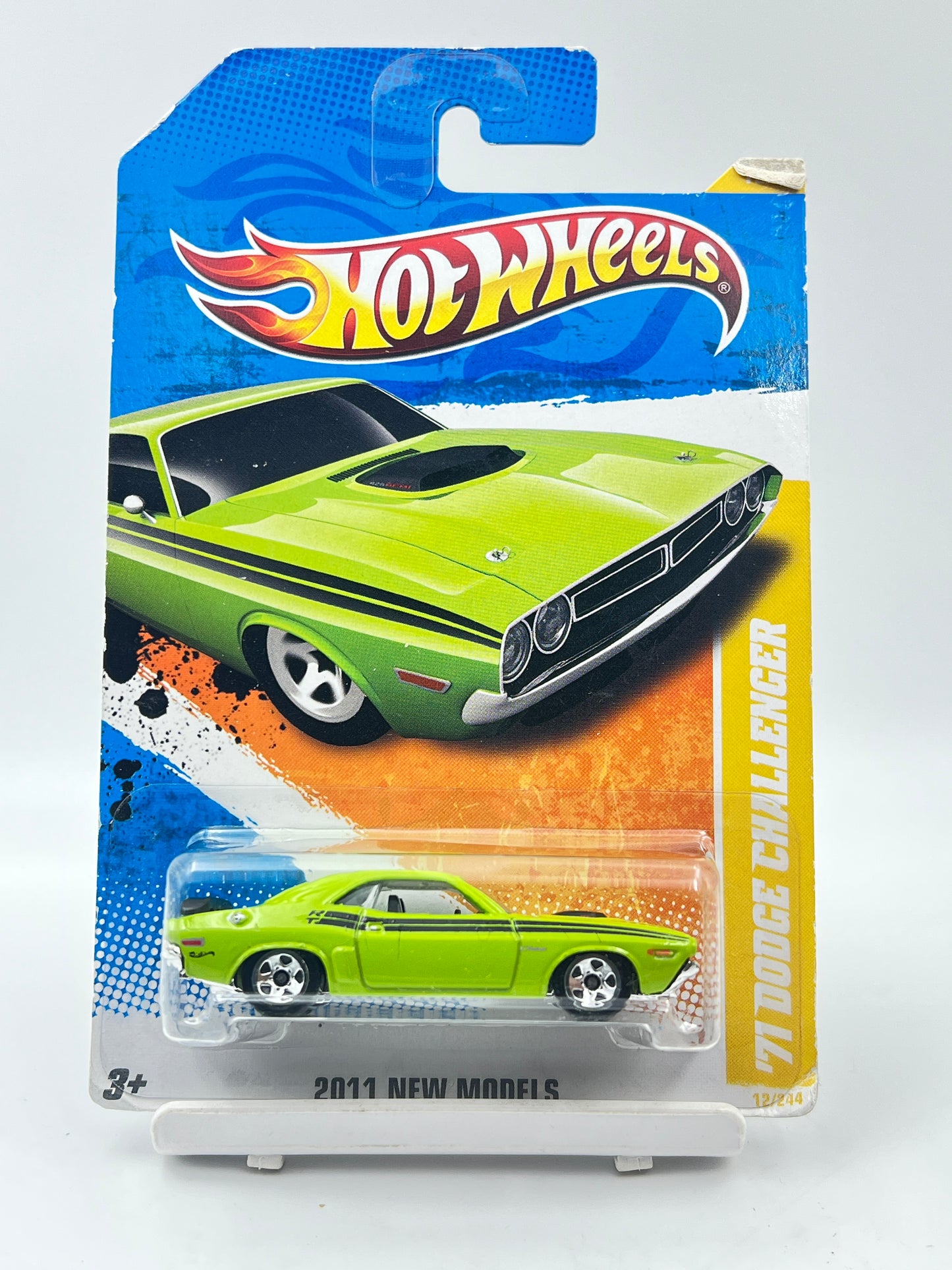 IMPORTED - HOT WHEELS -  71 DODGE CHALLENGER - GREEN - 6B