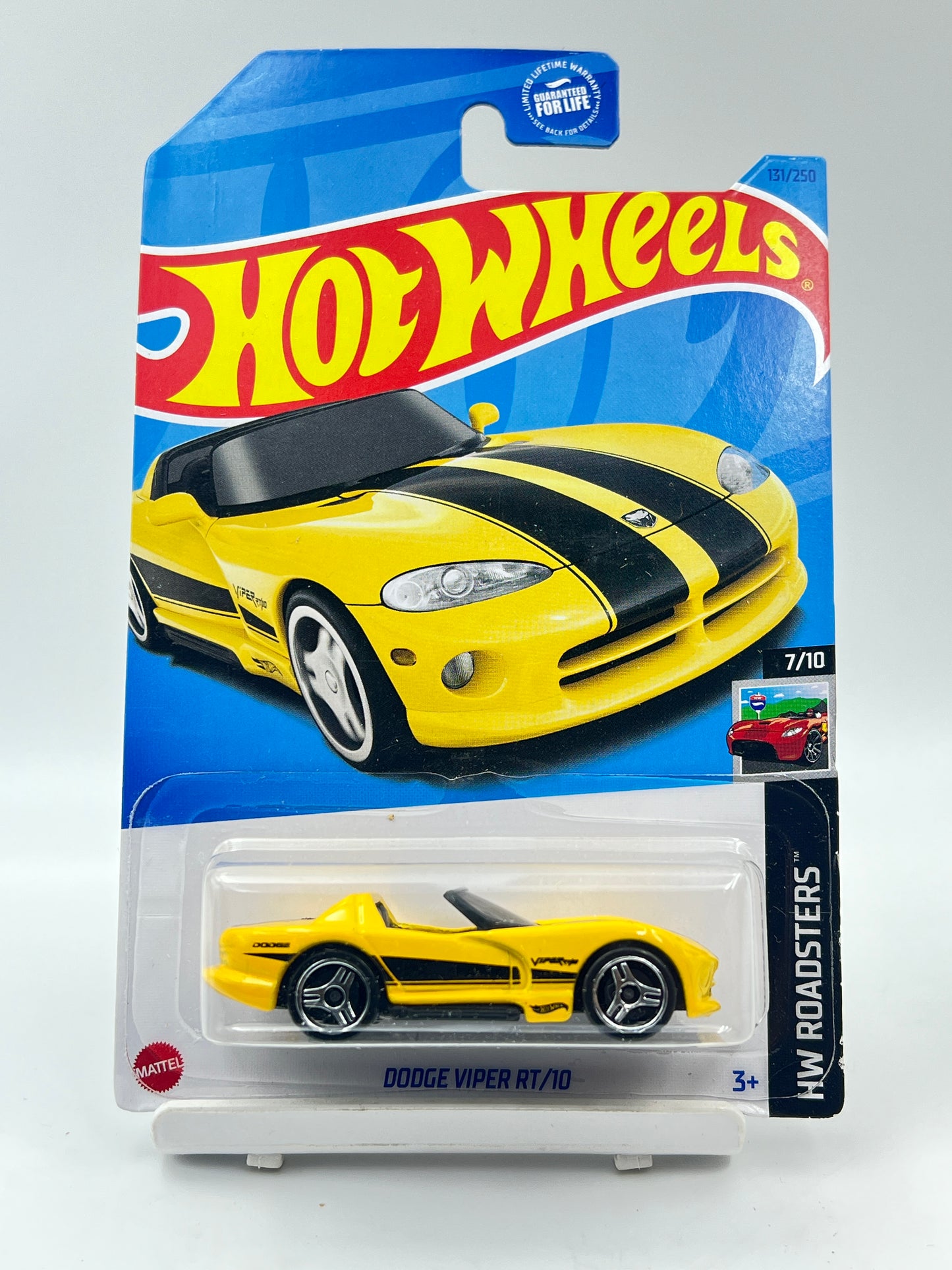 IMPORTED - HOT WHEELS -  DODGE VIPER RT/10 - YELLOW - 6B