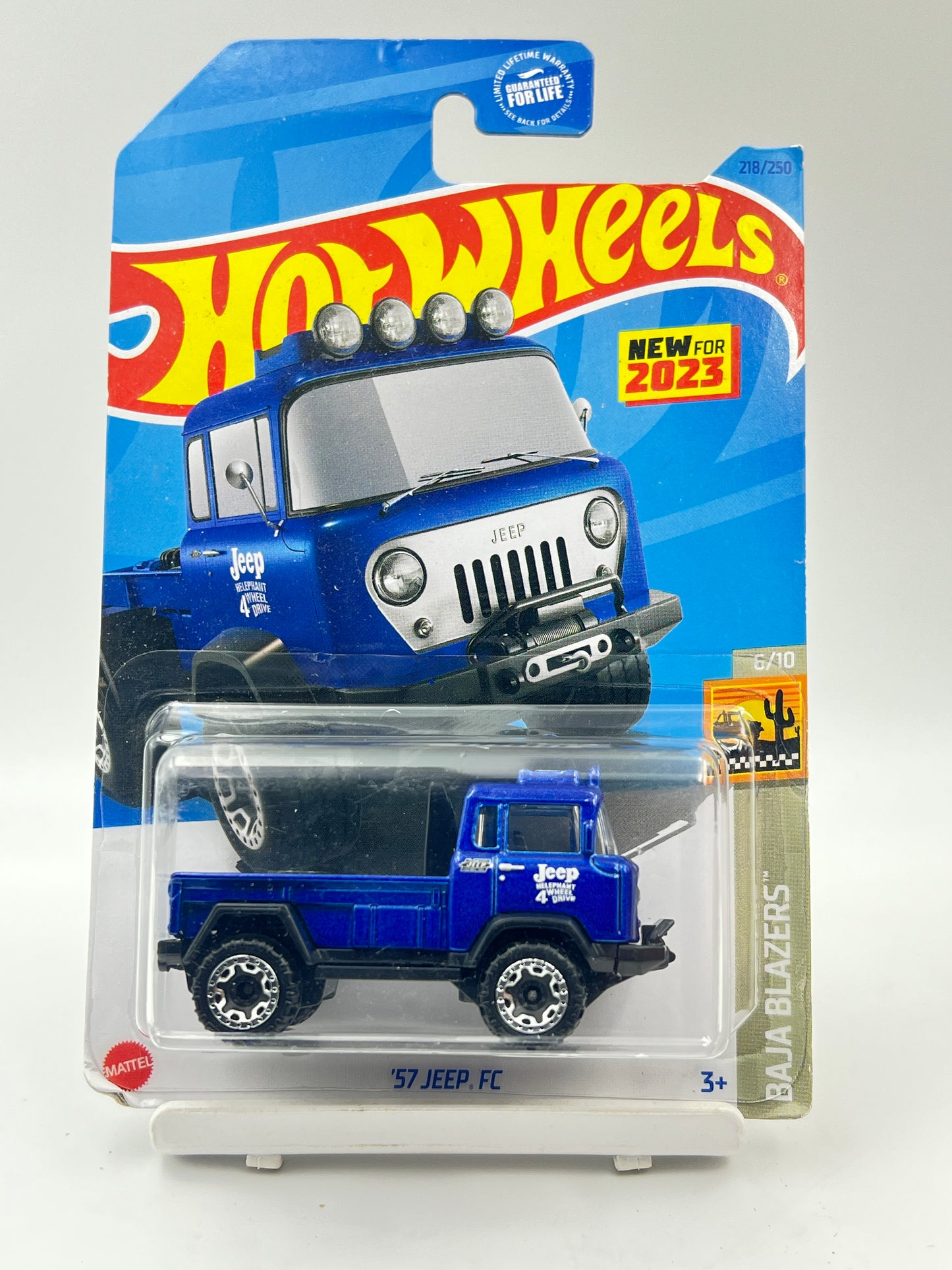 IMPORTED - HOT WHEELS -  57 JEEP FC - BLUE - 6B