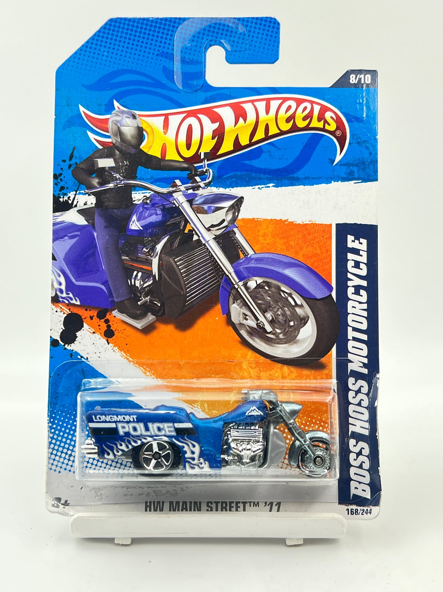 SOFT EDGES - IMPORTED - HOT WHEELS -  BOSS HOSS MOTORCYCLE - 6B