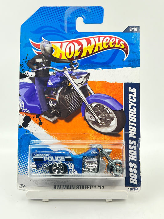 SOFT EDGES - IMPORTED - HOT WHEELS -  BOSS HOSS MOTORCYCLE - 6B