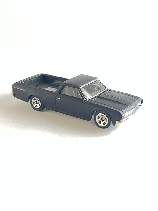 UNCARDED - 1967 EL CAMINO - MATTE BLACK - Its Fun- Hot wheels - matchbox - diecast