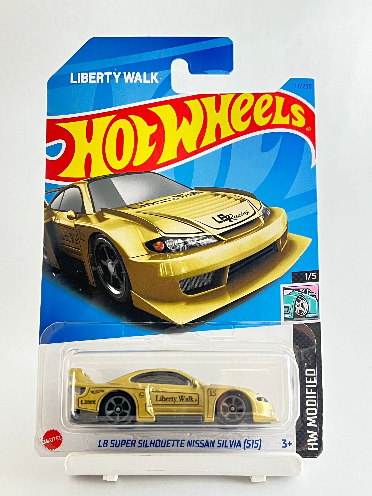 HOT WHEELS - LB SUPER SILHOUETTE NISSAN SILVIA (S15) - GOLD - ZX1 - Its Fun