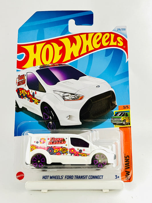 TREASURE HUNT : HOT WHEELS FORD TRANSIT CONNECT - 2D - Its Fun- Hot wheels - matchbox - diecast