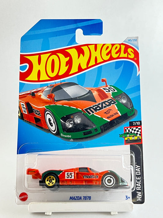 MAZDA 787B - ORANGE - 1C - Its Fun- Hot wheels - matchbox - diecast