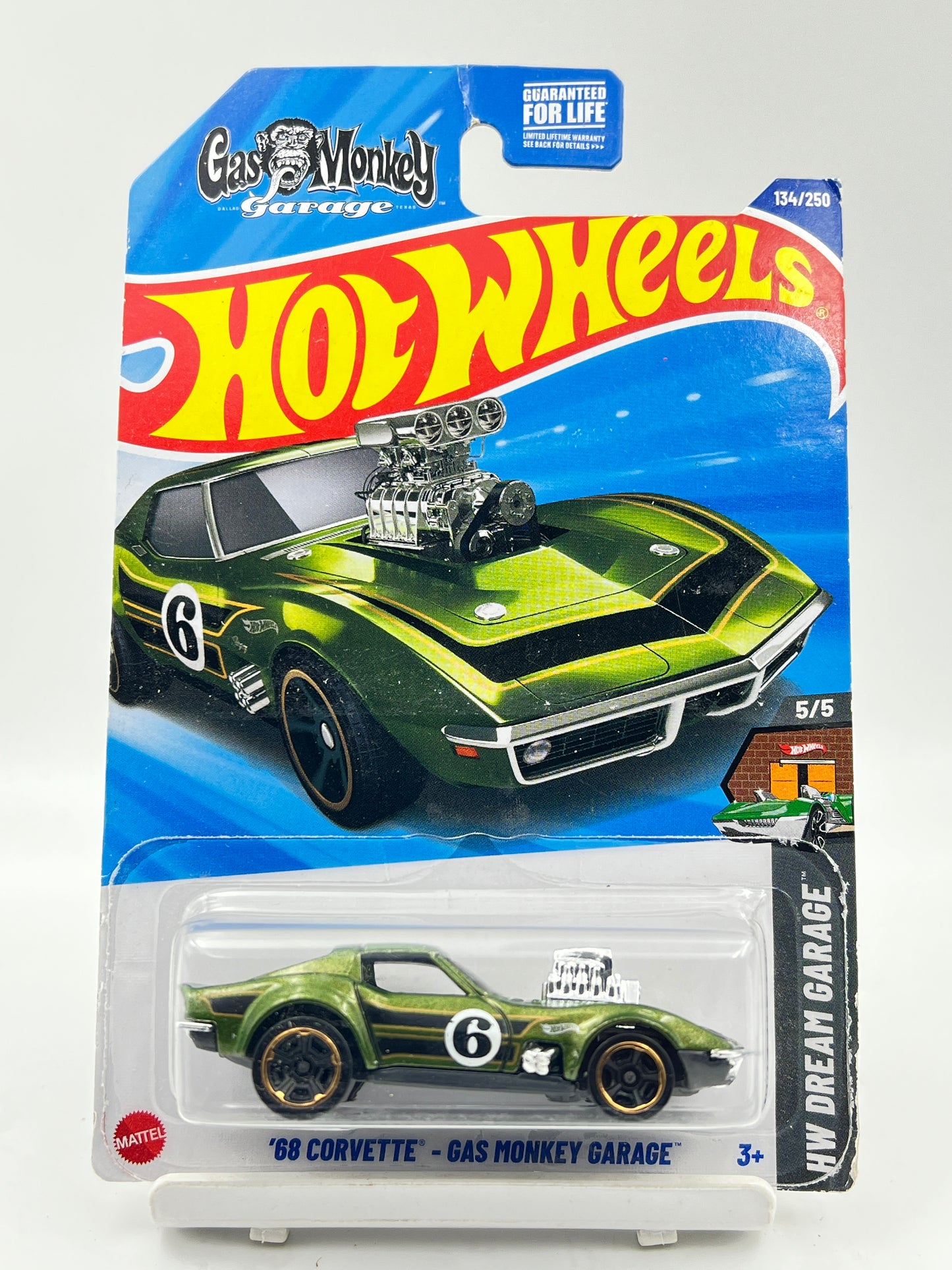 IMPORTED - HOT WHEELS -  68 CORVETTE - GAS MONKEY GARAGE - 3A