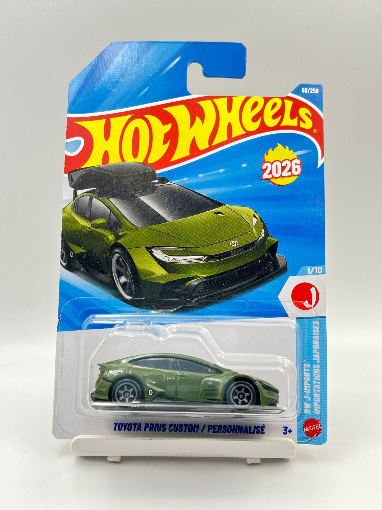 HOT WHEELS - TOYOTA PRIUS CUSTOM - GREEN - 3D