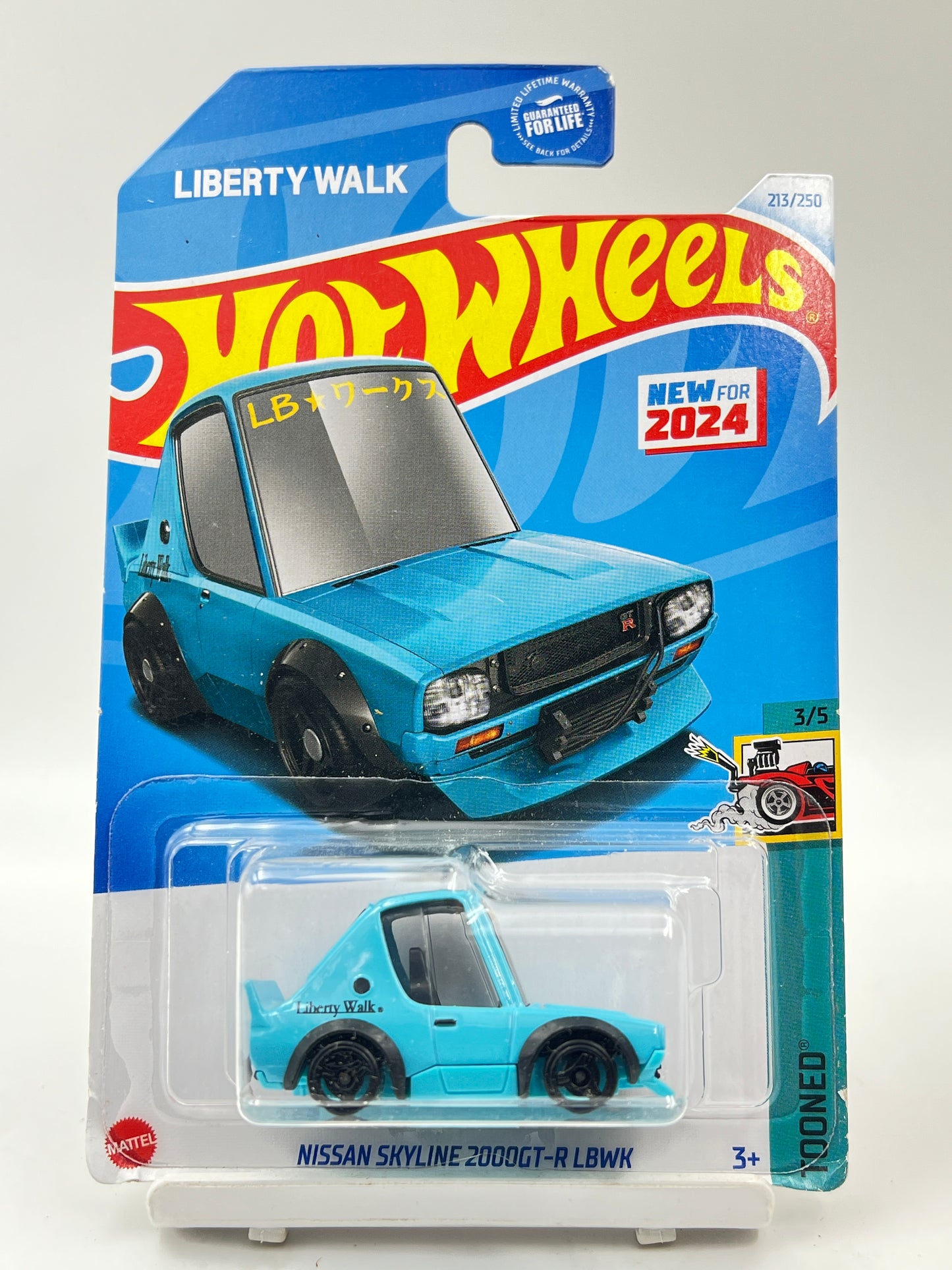 IMPORTED - HOT WHEELS -  TOONED NISSAN SKYLINE 2000GT-R LBWK - 3A
