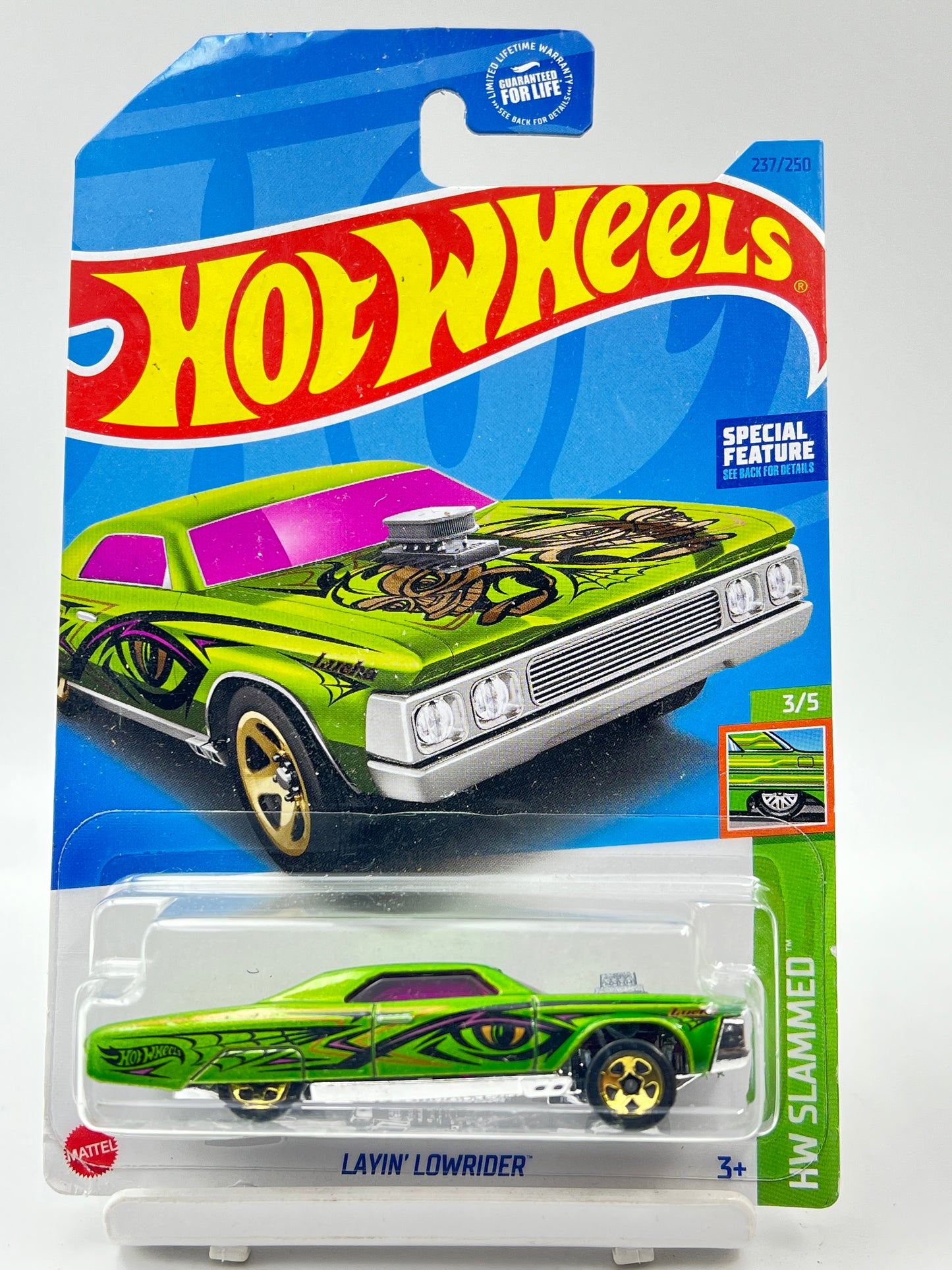 IMPORTED - HOT WHEELS -  LAYIN LOW RIDER - GREEN - 9A