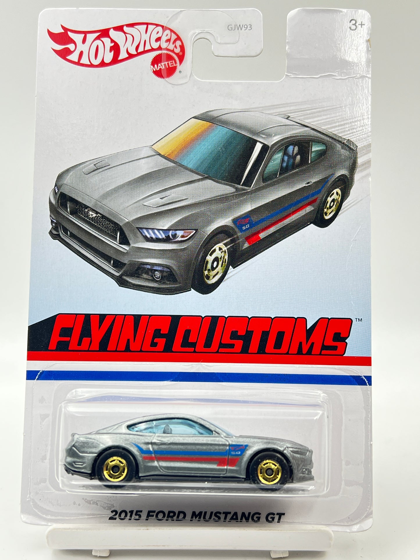 MILD CREASE - IMPORTED - HOT WHEELS -  FLYING CUSTOMS - 2015 FORD MUSTANG GT - 9A