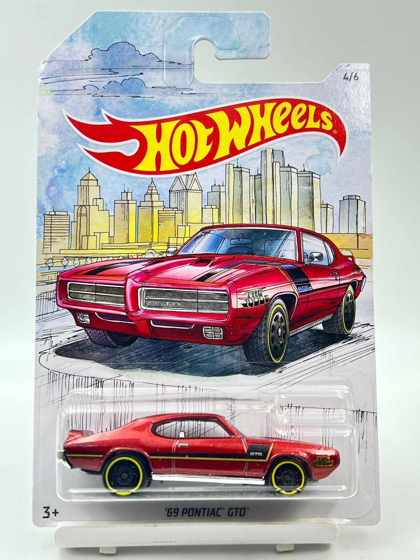 IMPORTED - HOT WHEELS -  69 PONTIAC GTO - 3C