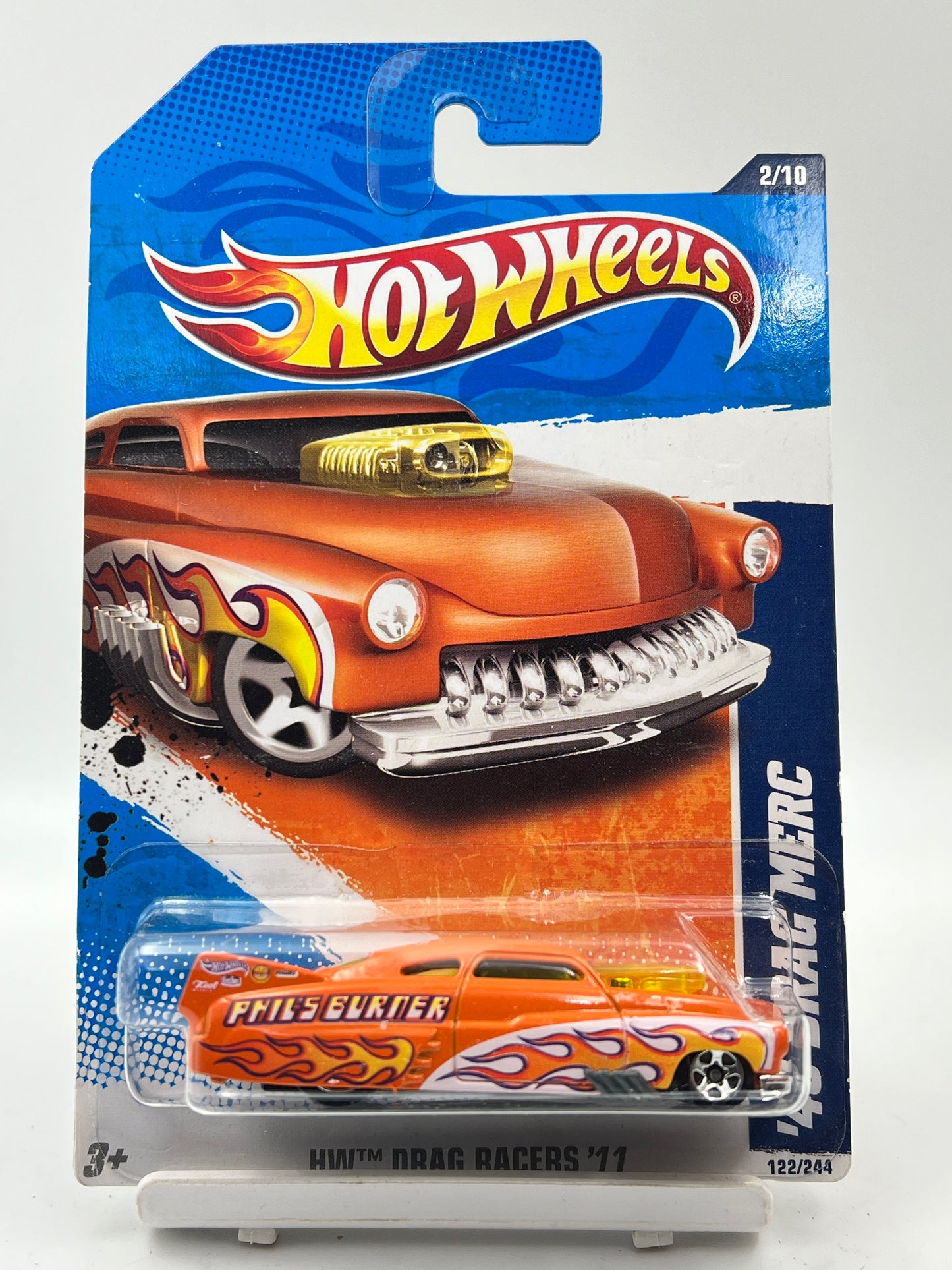 IMPORTED - HOT WHEELS -  49 DRAG MERC - ORANGE - 9B