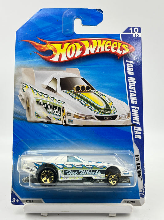 IMPORTED - HOT WHEELS -  BLISTER CRACK - FORD MUSTANG FUNNY CAR - FULL CAR FLIP OPEN - 9B