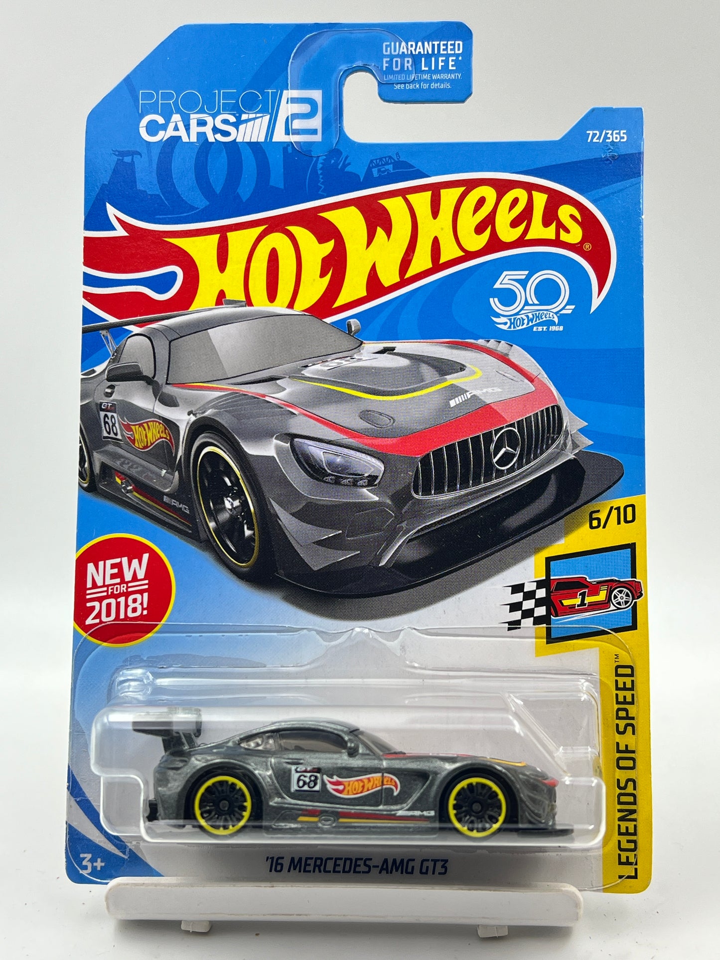IMPORTED - HOT WHEELS -  16 MERCEDES AMG GT3 - PROJECT CARS 2 - 2B