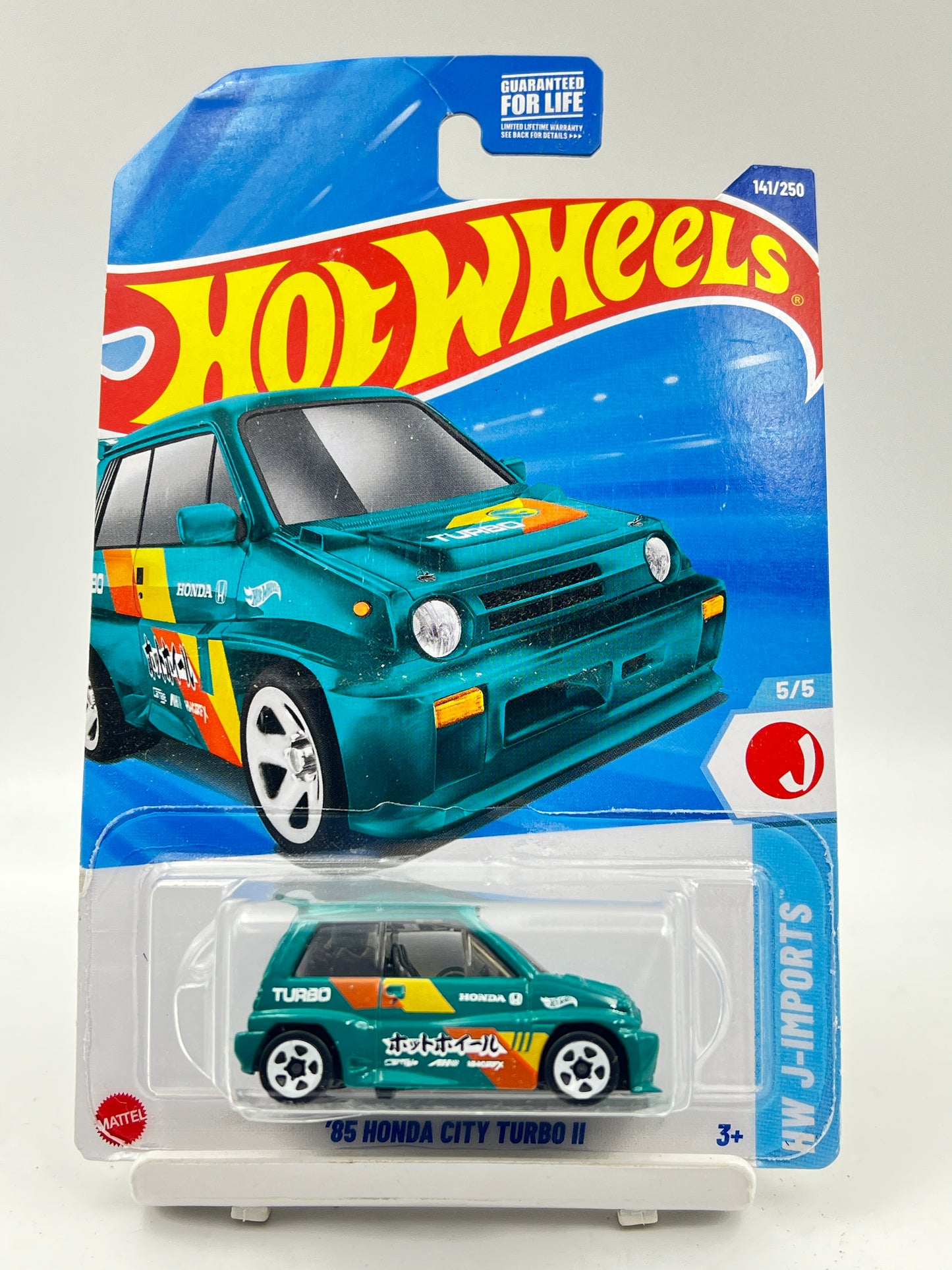 TREASURE HUNT - IMPORTED - HOT WHEELS -  85 HONDA CITY TURBO II - 2D