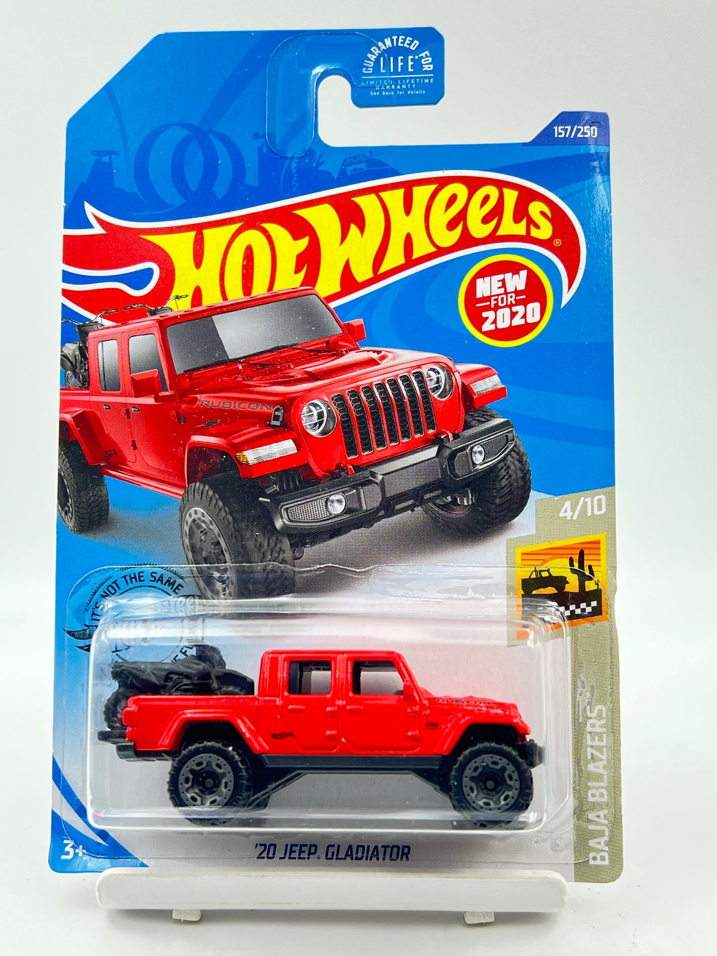 IMPORTED - HOT WHEELS -  20 JEEP GLADIATOR - RED - 1G
