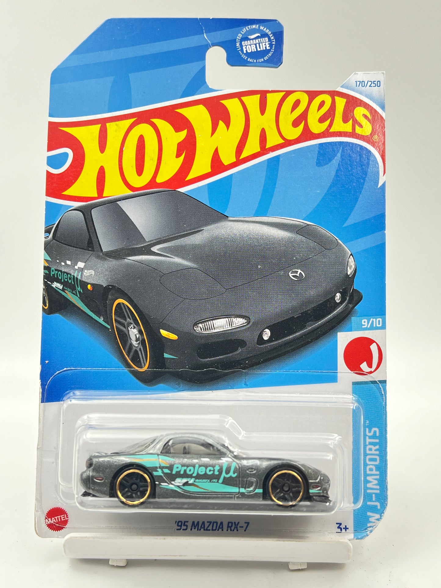 IMPORTED - HOT WHEELS -  95 MAZDA RX-7 - GREY - 2A