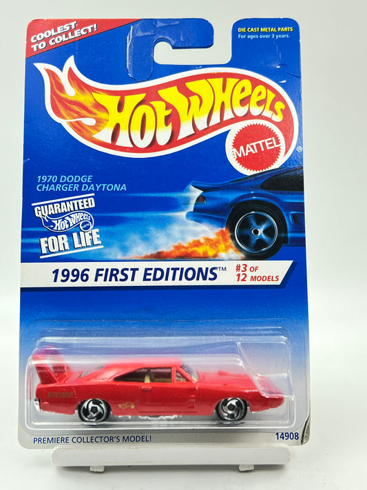 IMPORTED - HOT WHEELS -  1970 DODGE CHARGER DAYTONA - RED - 9C