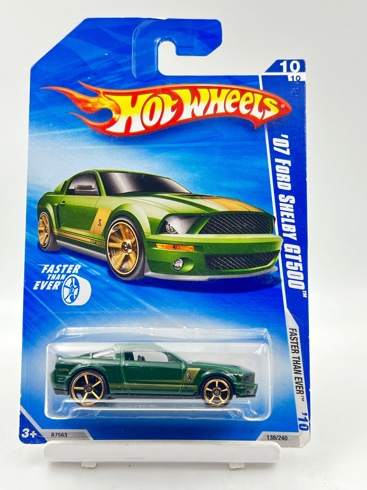 IMPORTED - HOT WHEELS -  07 FORD SHELBY GT500 - GREEN - 9B