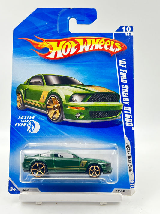IMPORTED - HOT WHEELS -  07 FORD SHELBY GT500 - GREEN - 9B
