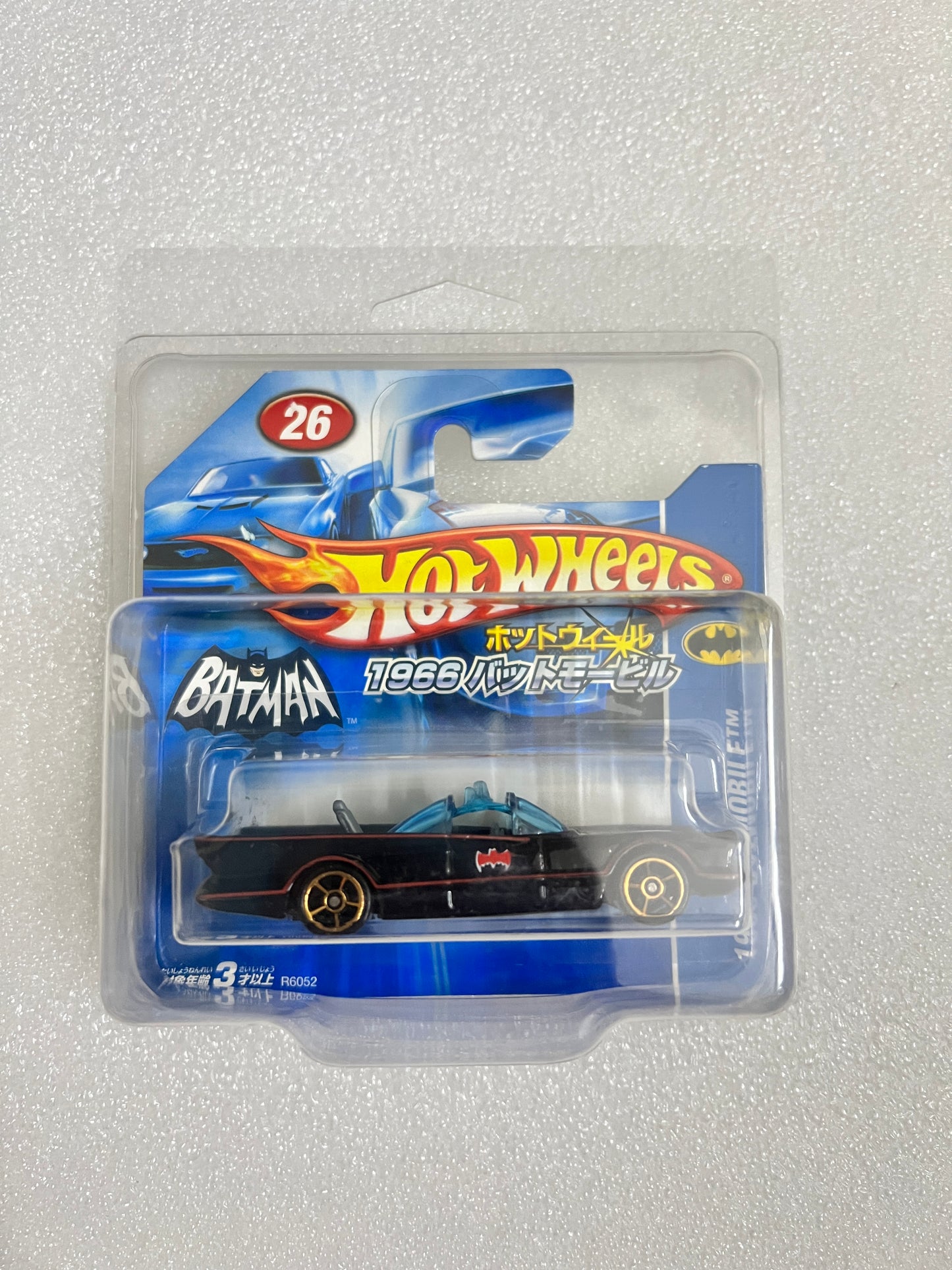 ULTRA RARE - JAPANESE SHORT CARD (2009) - 1966 BATMOBILE - WITH PROTECTOR - ZX1