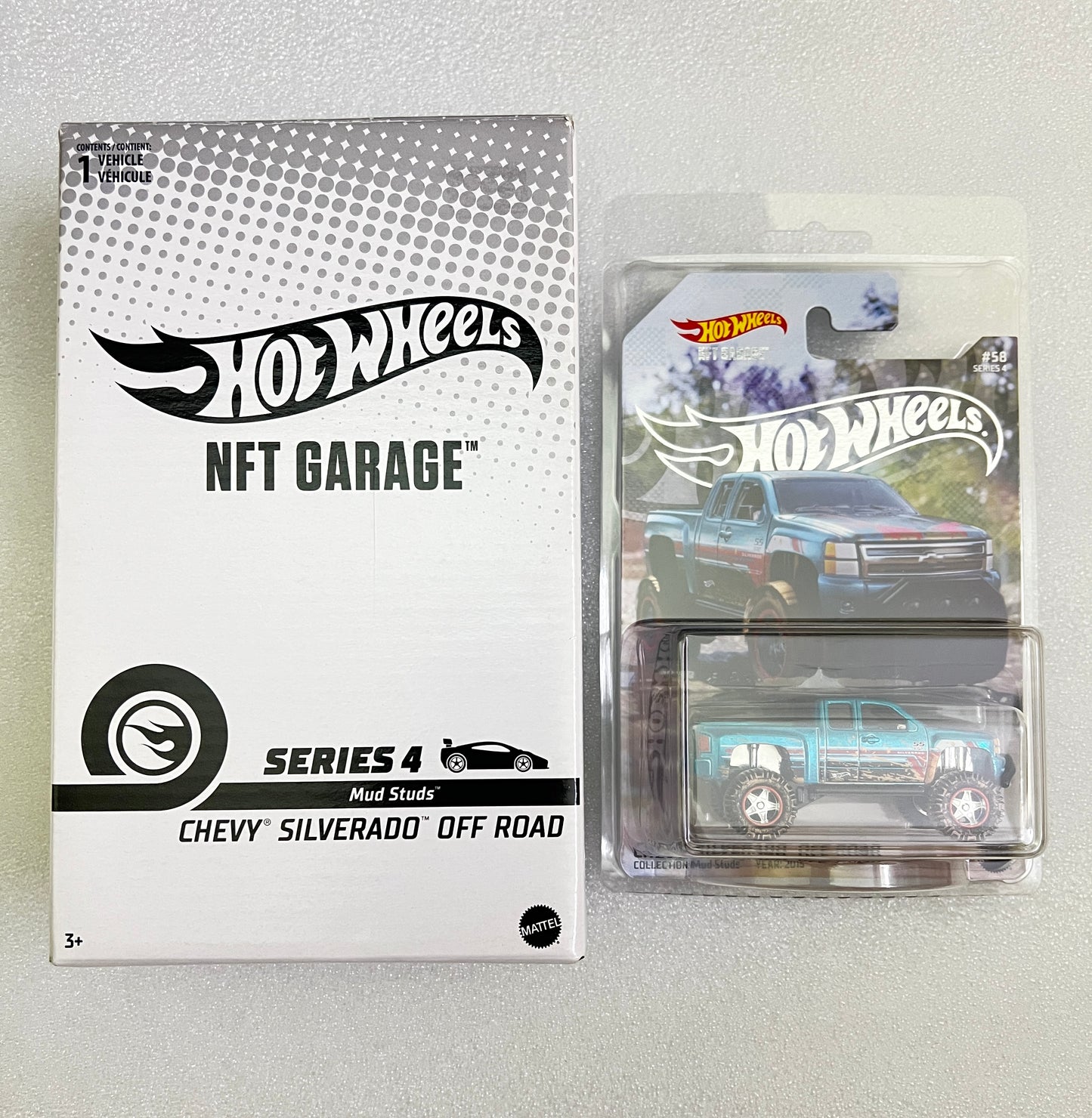 NFT GARAGE - SERIES 4 - MUD STUDS - CHEVY SILVERADO OFF ROAD