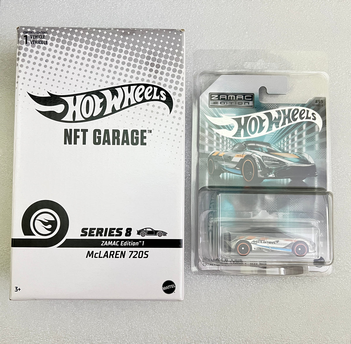 NFT GARAGE - SERIES 8 - ZAMAC EDITION 1 - MCLAREN 720S