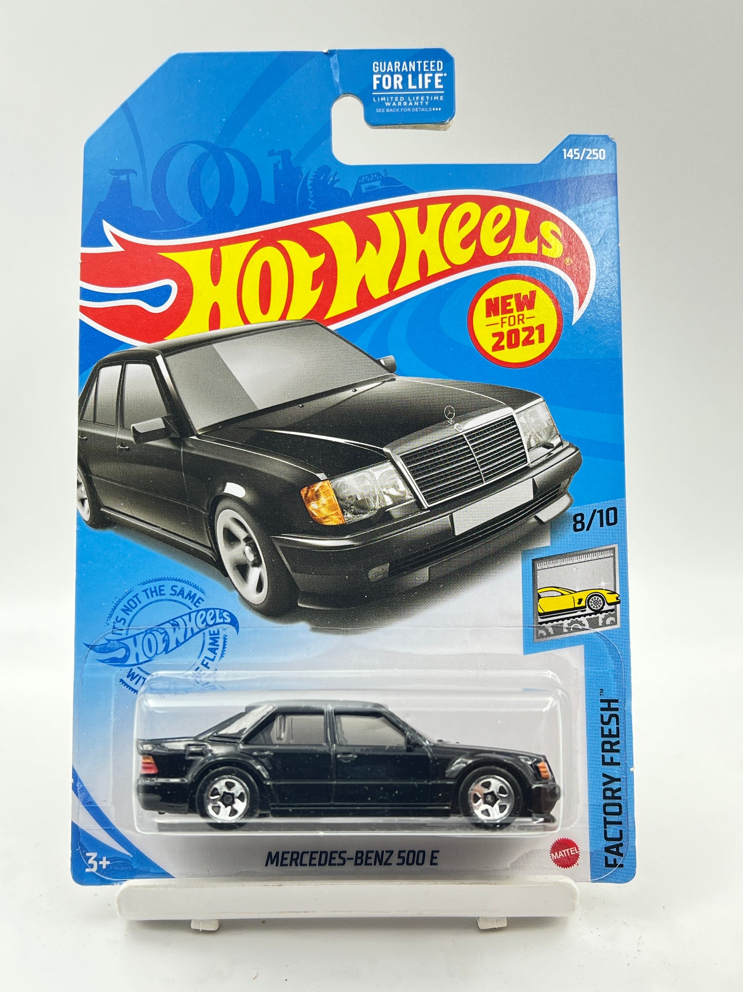 MILD HOOK CREASE - IMPORTED - HOT WHEELS -  MERCEDES BENZ 500 E - BLACK - 2C