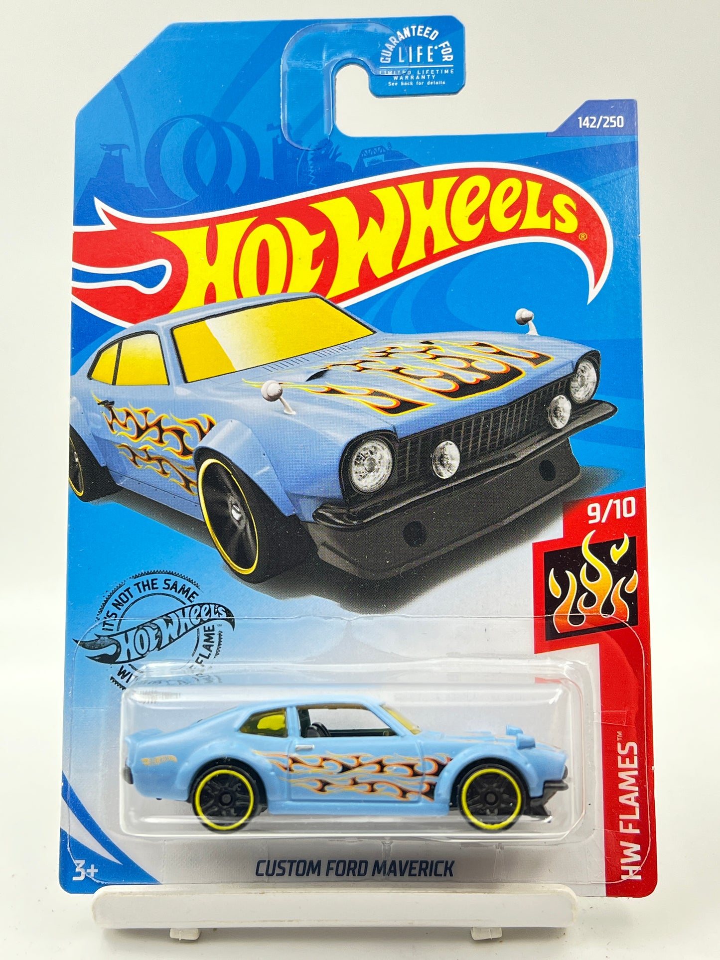 IMPORTED - HOT WHEELS -  CUSTOM FORD MAVERICK - BLUE - 1H