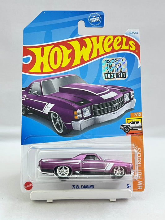 SUPER TREASURE HUNT - HOT WHEELS - 71 EL CAMINO FACTORY SEALED - WITH PROTECTOR - Its Fun