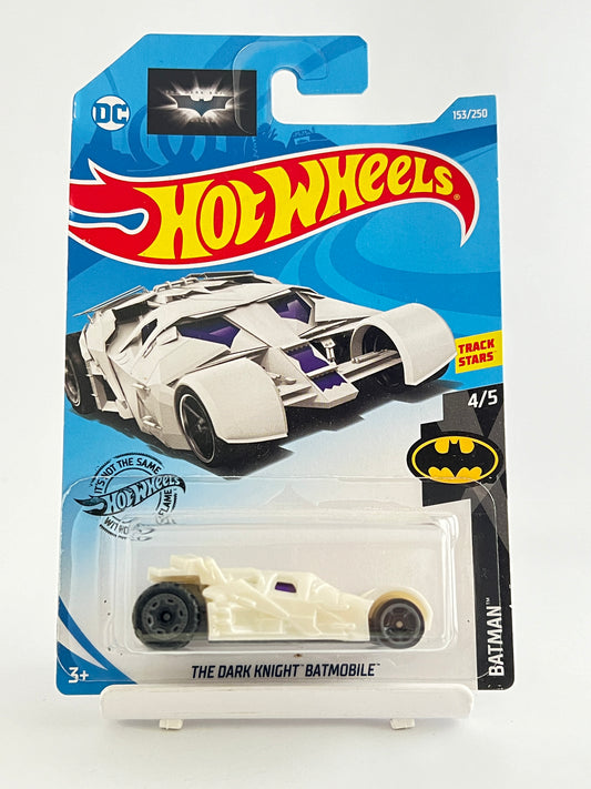 THE DARK KNIGHT BATMOBILE - WHITE - 1B - Its Fun- Hot wheels - matchbox - diecast
