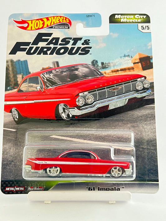 PREMIUM - FAST AND FURIOUS - 61 IMPALA - 5C - Its Fun- Hot wheels - matchbox - diecast