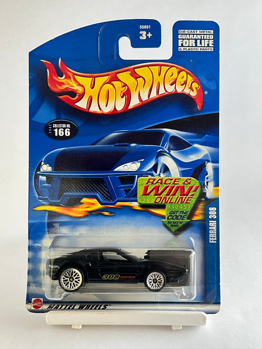 FERRARI 308 -BLACK- FULL METAL - ZX1 - Its Fun- Hot wheels - matchbox - diecast
