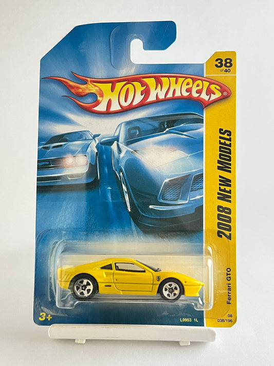 FERRARI GTO - YELLOW - ZX2 - Its Fun- Hot wheels - matchbox - diecast