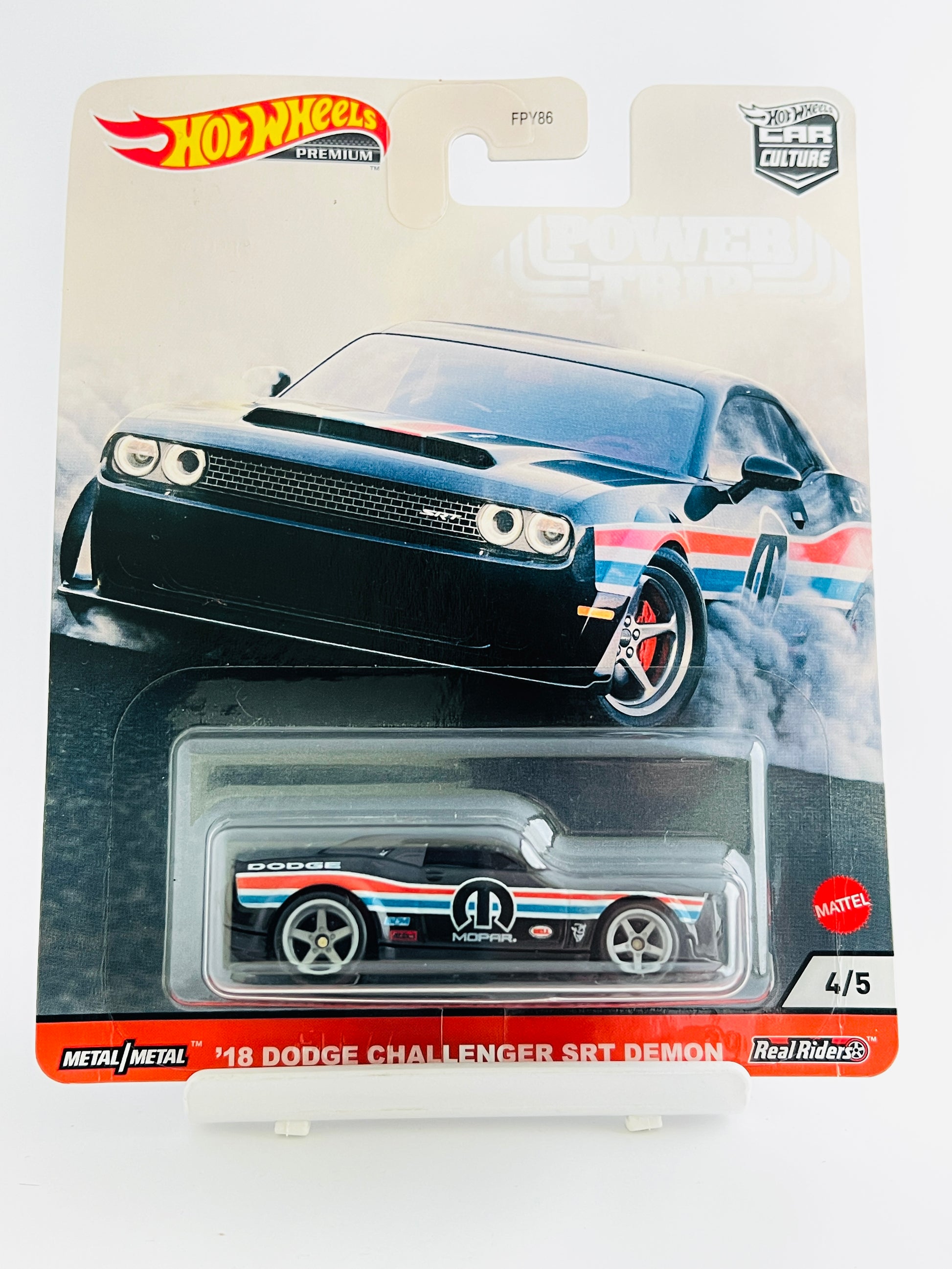 PREMIUM - 18 DODGE CHALLENGER SRT DEMON - 5B - Its Fun- Hot wheels - matchbox - diecast