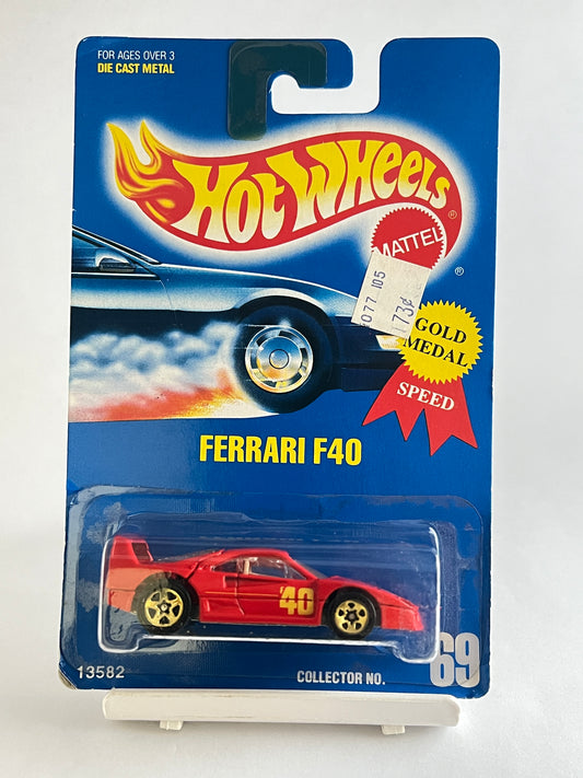 FERRARI F40-RED-FULL METAL -OPENING REAR - ZX1 - Its Fun- Hot wheels - matchbox - diecast
