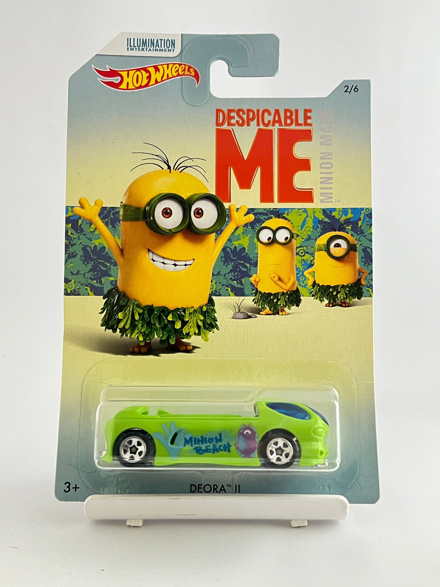 FEW MILD CREASED CARDS - DESPICABLE ME - MINIONS SET OF 6 CARS