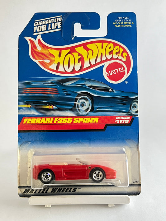 FERRARI F355 SPIDER - RED - ZX2 - Its Fun- Hot wheels - matchbox - diecast
