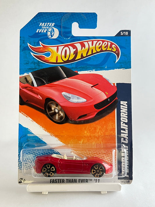 FERRARI CALIFORNIA - RED - ZX1 - Its Fun- Hot wheels - matchbox - diecast