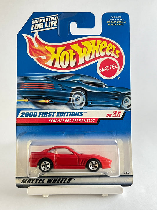 FERRARI 550 MARANELLO - RED - FULL METAL - ZX2 - Its Fun- Hot wheels - matchbox - diecast