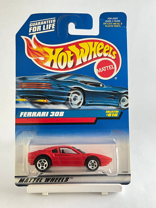 FERRARI 308 - RED - ZX1 - Its Fun- Hot wheels - matchbox - diecast