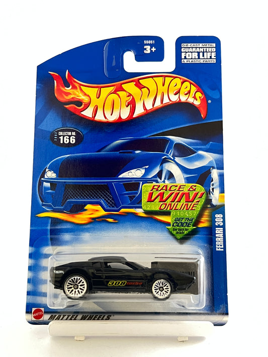 FERRARI 308 M/M - BLACK - Its Fun- Hot wheels - matchbox - diecast