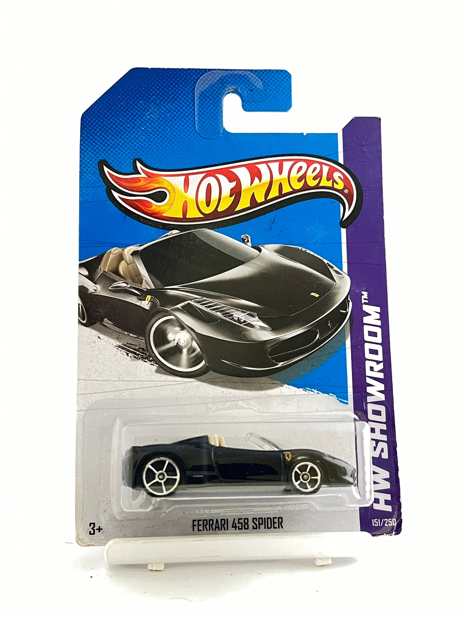 FERRARI 458 SPIDER - BLACK - Its Fun- Hot wheels - matchbox - diecast