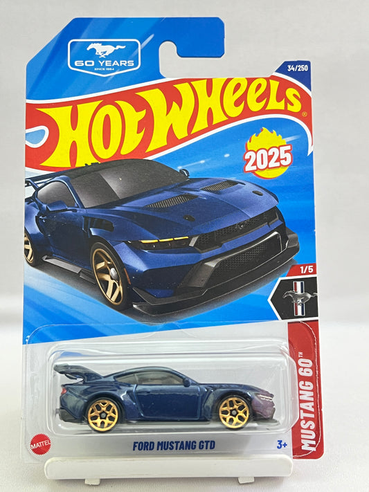 HOT WHEELS - FORD MUSTANG GTD - BLUE - 6A