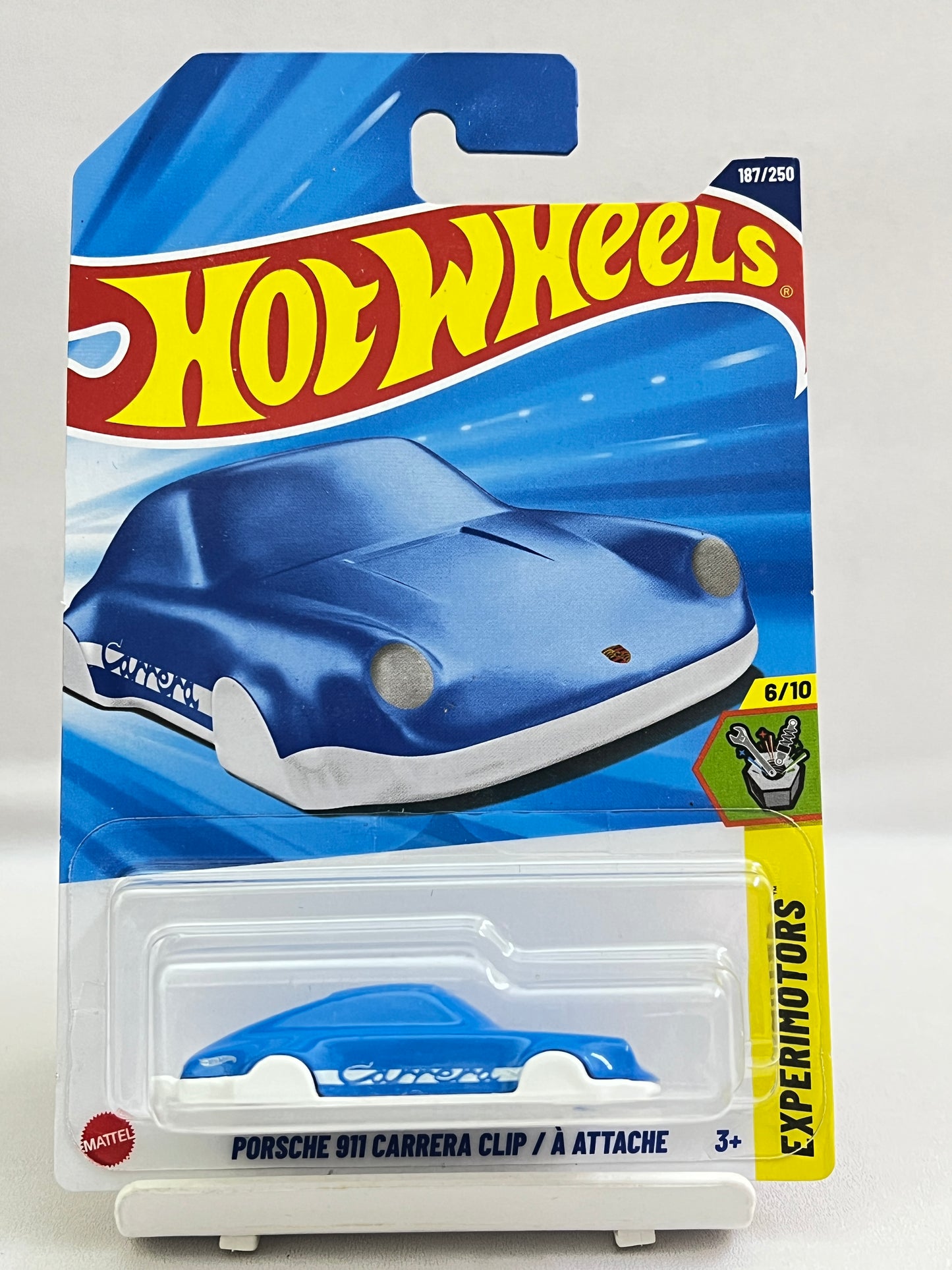 HOT WHEELS - PORSCHE 911 CARRERA CLIP - KEYCHAIN - 6A