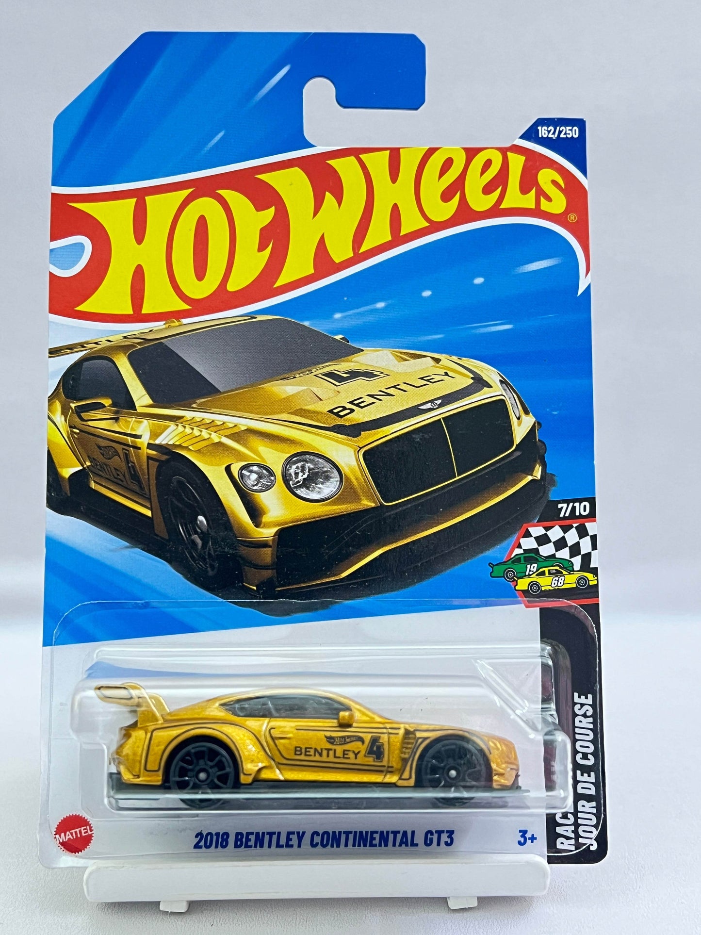 HOT WHEELS - 2018 BENTLEY CONTINENTAL GT3 - GOLD - 6B - Its Fun