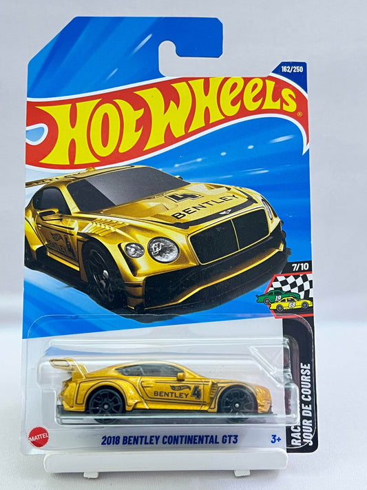 HOT WHEELS - 2018 BENTLEY CONTINENTAL GT3 - GOLD - 6B - Its Fun