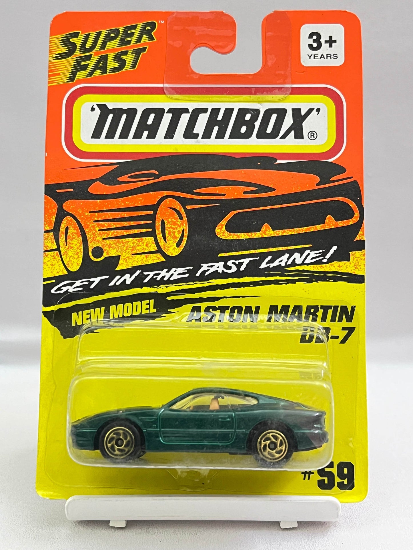 MATCHBOX - ASTON MARTIN DB 7 - (1993 CARD) - ZX4 - Its Fun