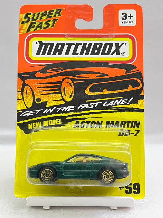 MATCHBOX - ASTON MARTIN DB 7 - (1993 CARD) - ZX4 - Its Fun