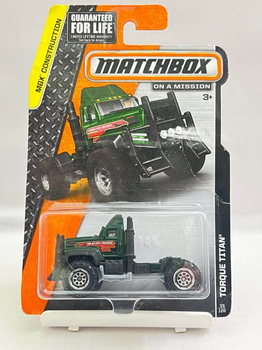 CREASED CARD - MATCHBOX - TORQUE TITAN - ZX3 - Its Fun